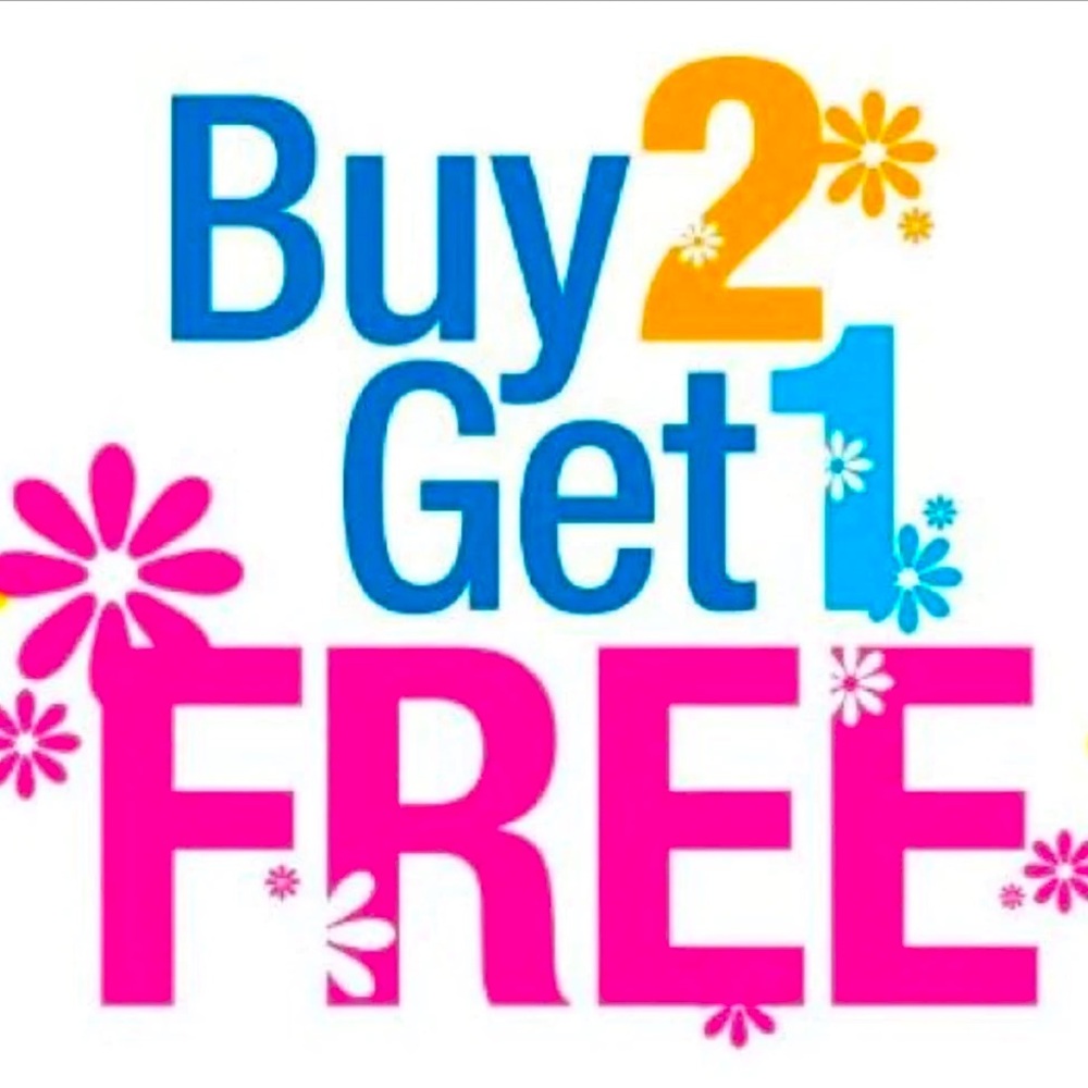 Buy Two Any Items and Get One Free